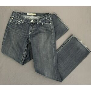 BIG STAR Jeans Womens 28R Hazel Curvy Fit Boot Cut Dark Wash Blue Denim
